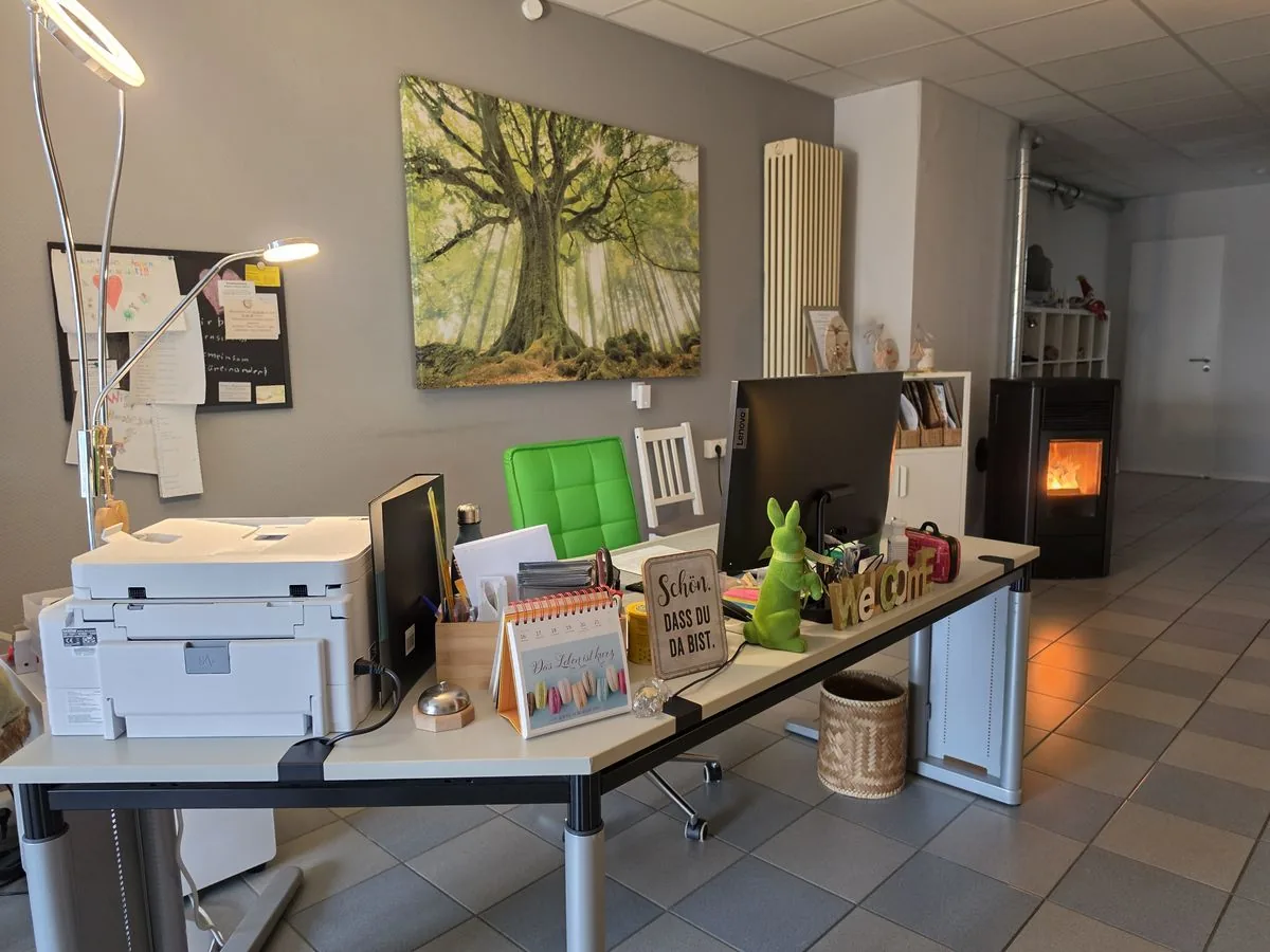 Empfangsbereich Physiotherapie Herbst